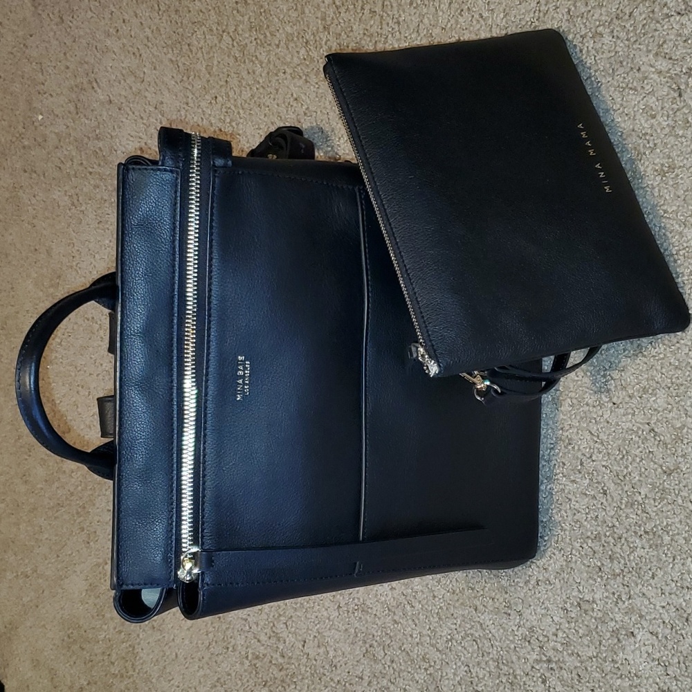 Mina Baie Mini Harper Backpack/Purse +Pouch